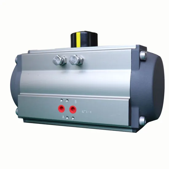 ISO Pneumatic Actuator with Switch Box Butterfly Valve Water Filter